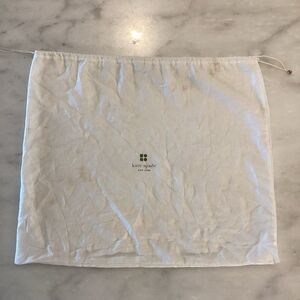 Kate Spade White and Green XL Dust Bag